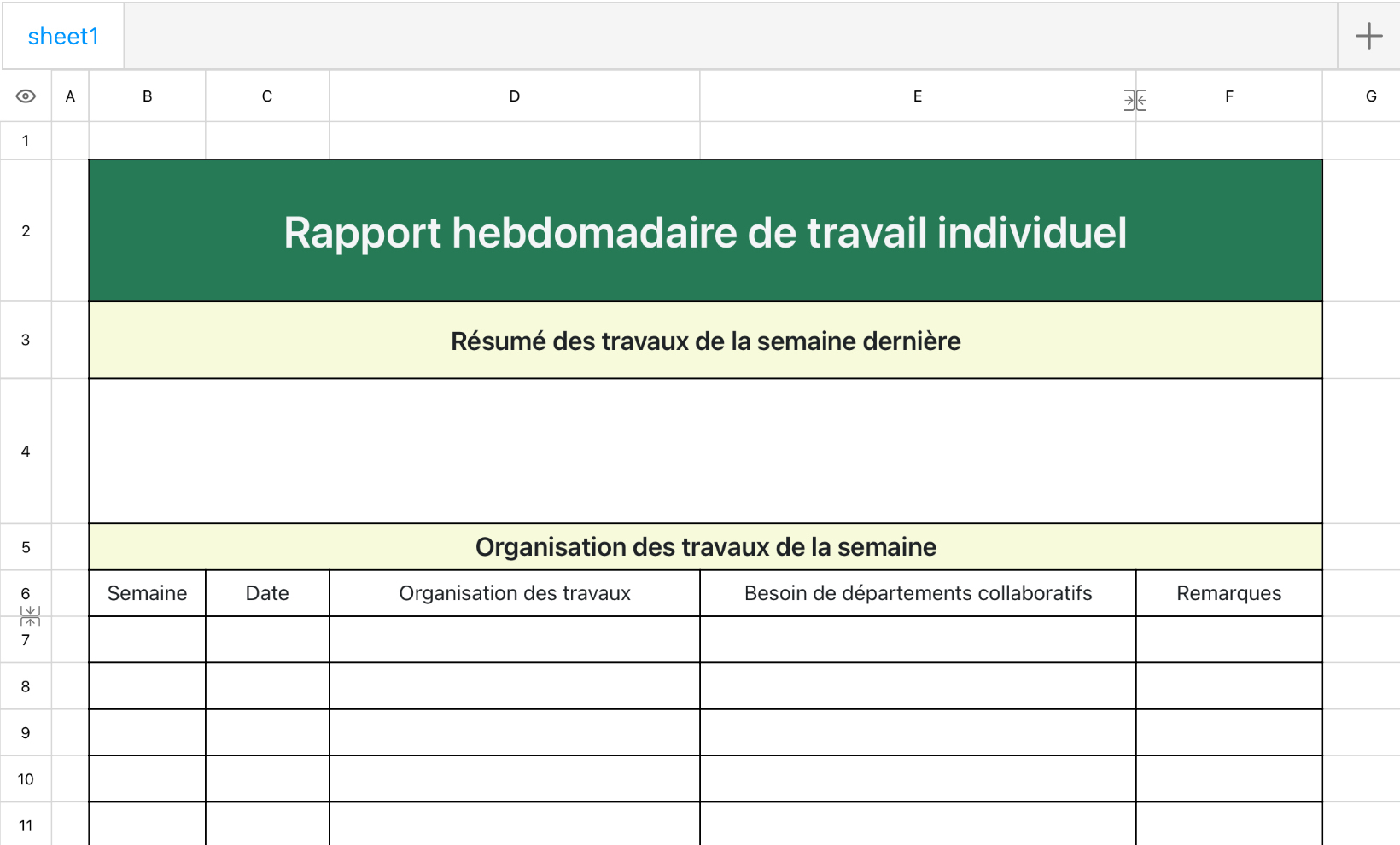 Rapport hebdomadaire de travail individuel 1